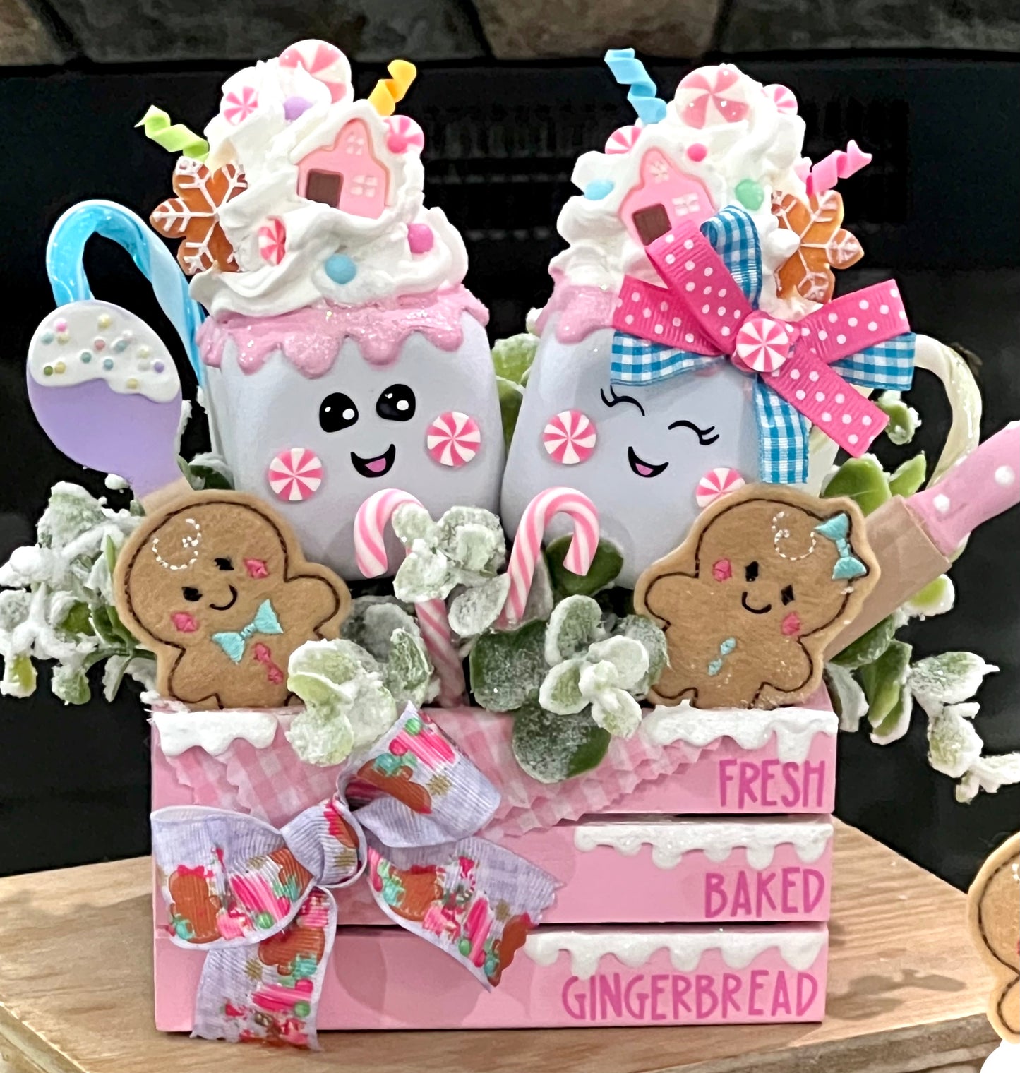 Pastel Gingerbread Trio