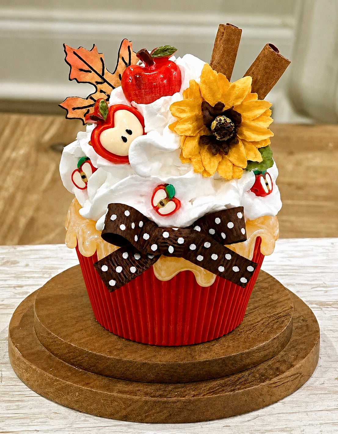 New! Fall Apple Cider Cupcake