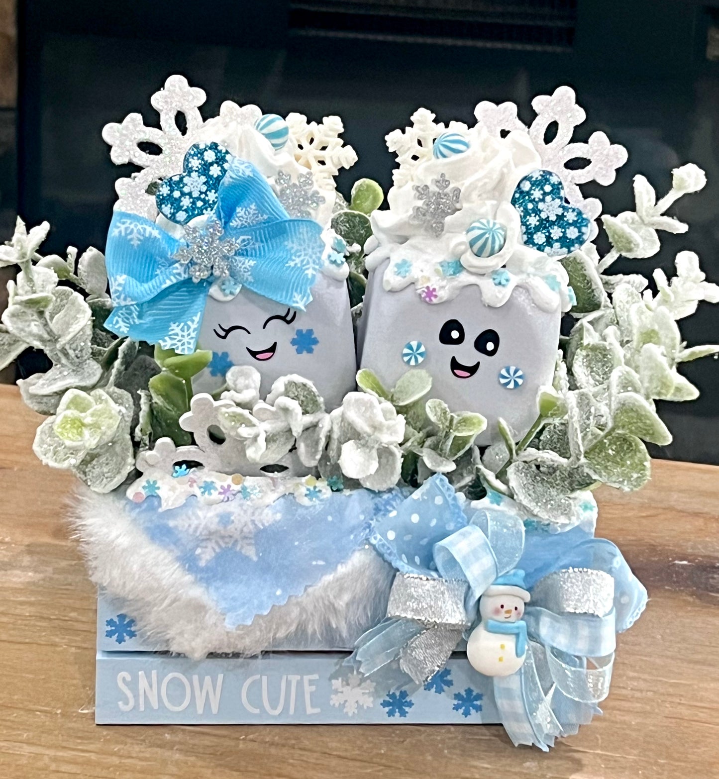 *New!* Winter Blue Marshmallow Crate