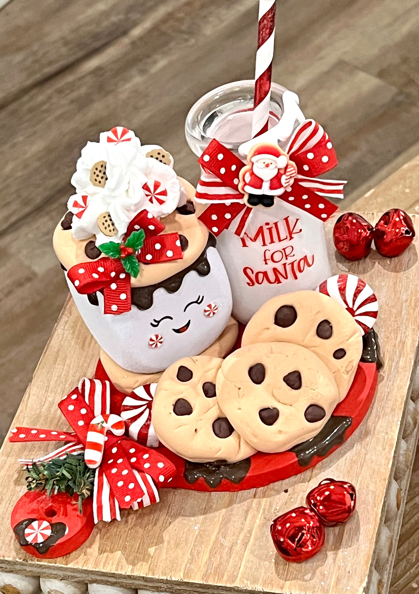 Cookies & Milk for Santa Tray