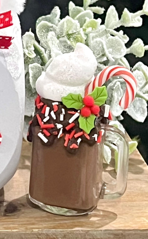 *NEW!* Winter Snowman Mega Marshmallow with Hot Cocoa & Wood Sign