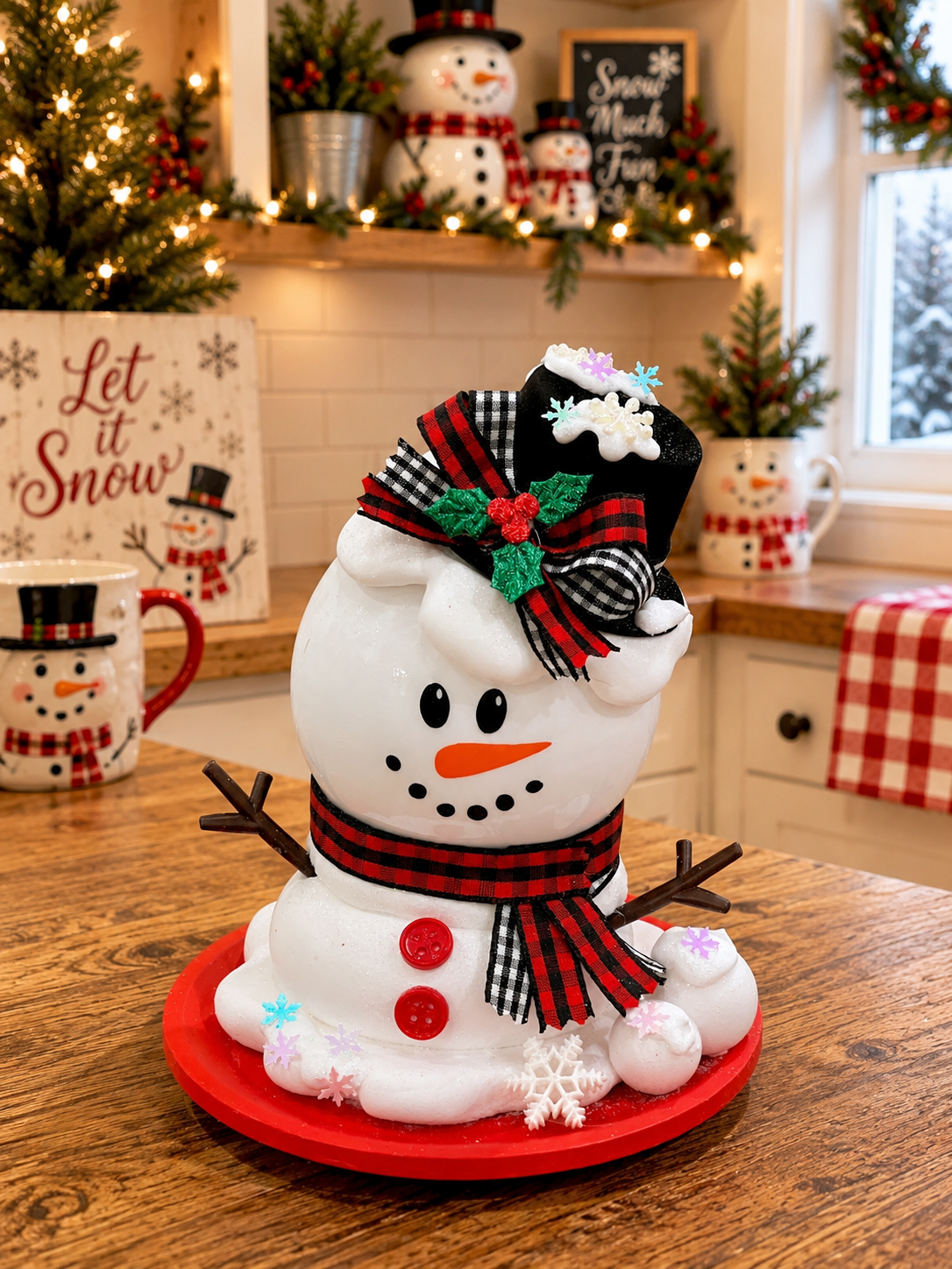 New! Christmas in July! Melting Snowman / Snowgirl