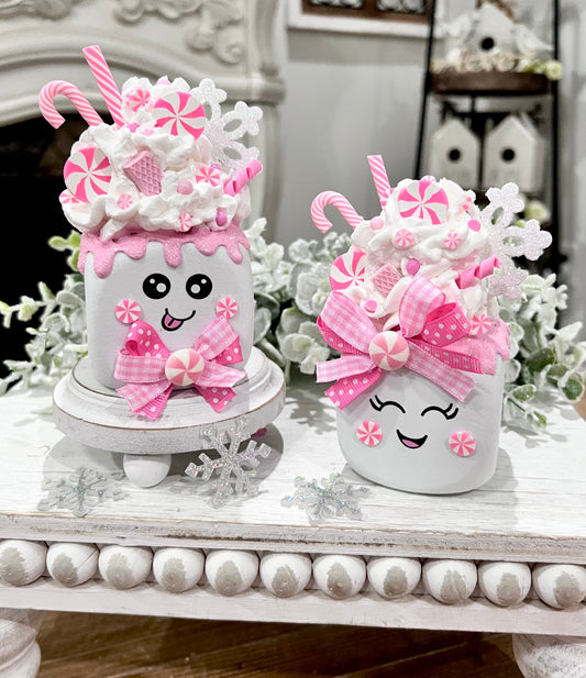 Pink Peppermint Marshmallow Duo