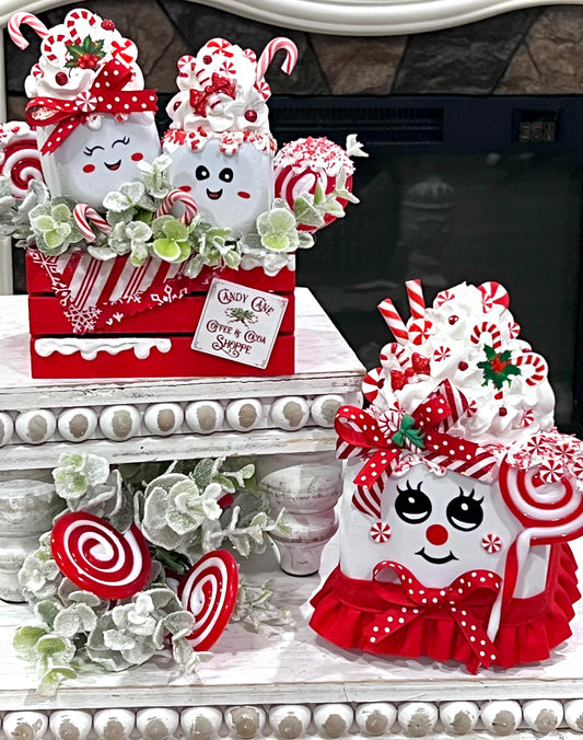 Candy Cane Marshmallow Crate & Mega Marshmallow Duo