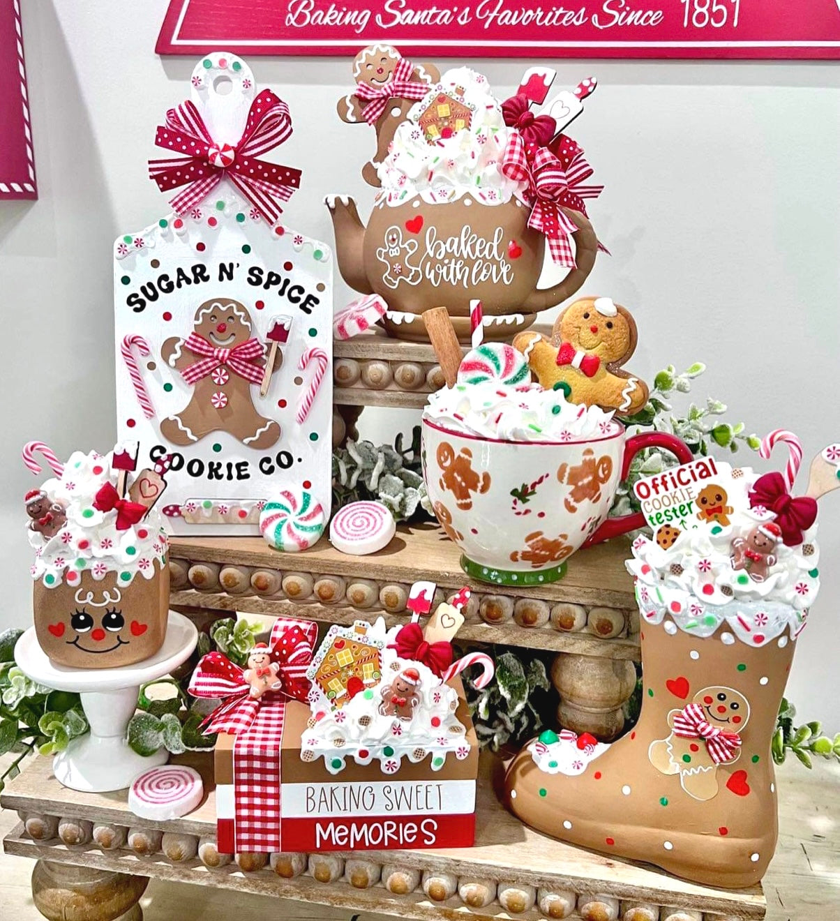 BRAND NEW - GINGERBREAD CHRISTMAS DECOR - NEW 2023 ADDITIONS