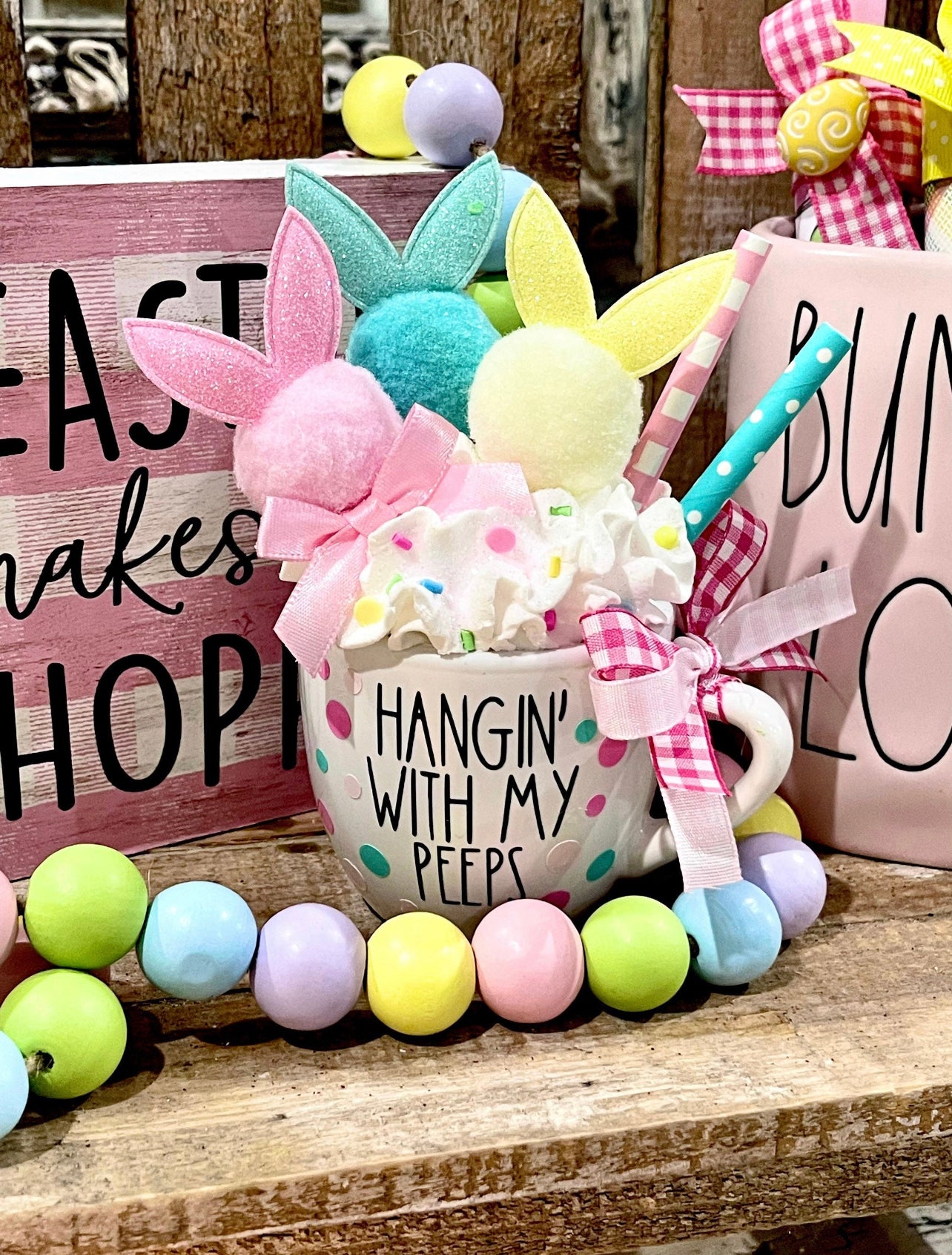 Easter Mini Mug / Hangin’ with my Peeps OR Bunnies