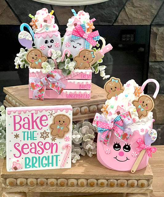 Pastel Gingerbread Trio