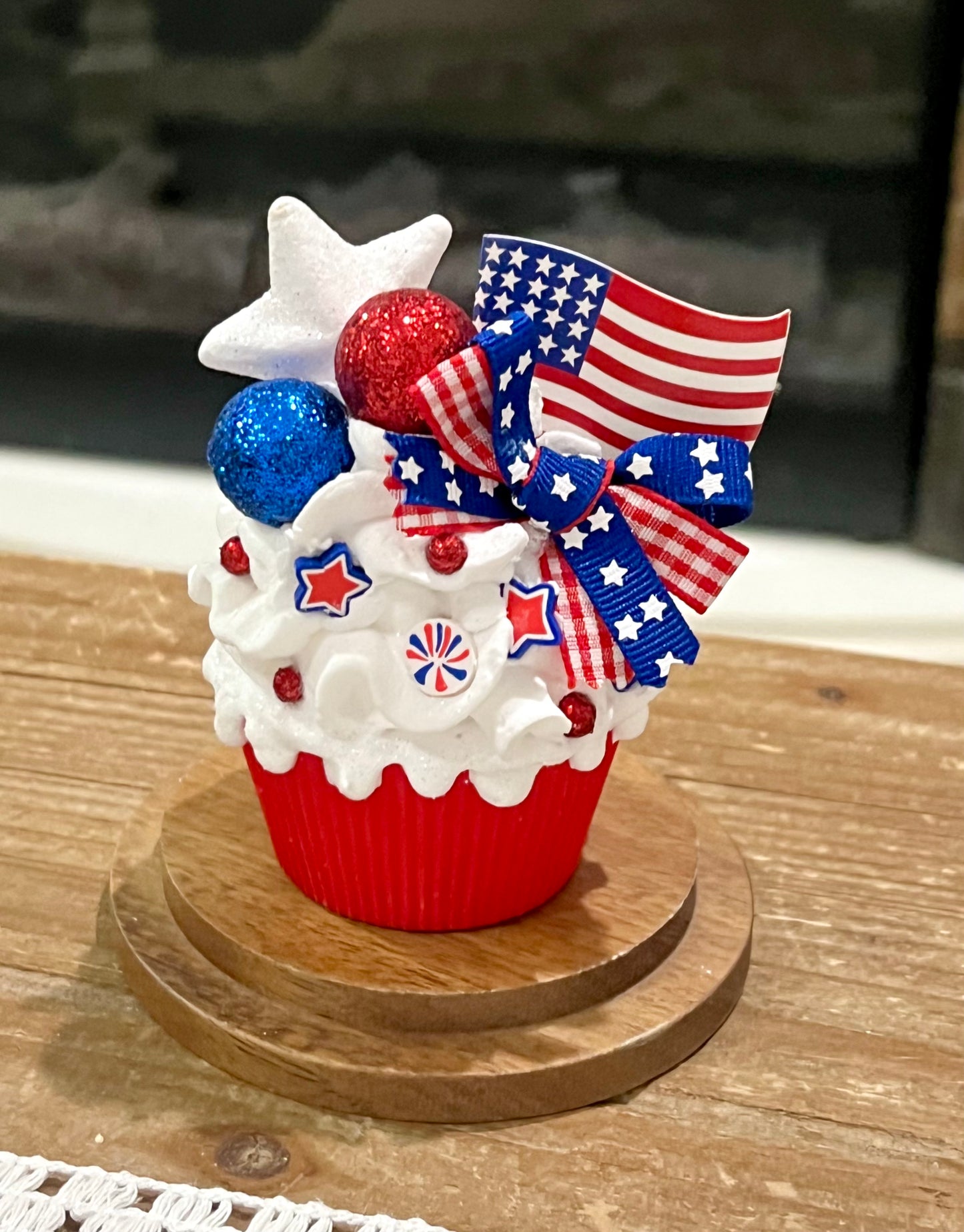 New! Patriotic Cupcake