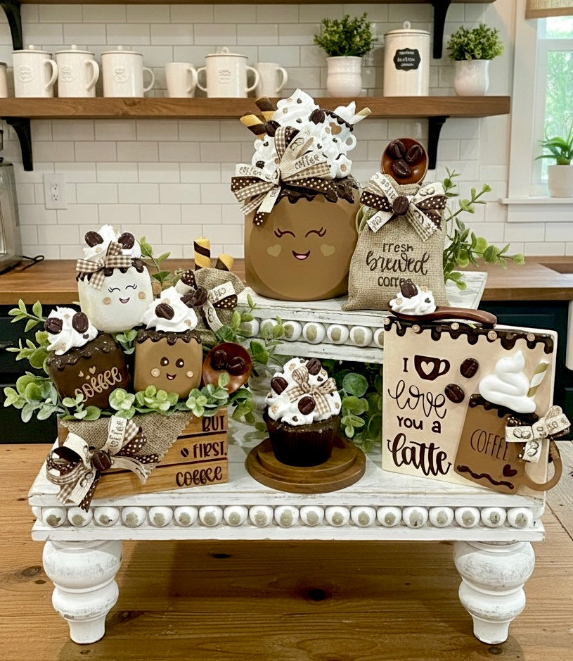 NEW! Coffee Tiered Tray Collection