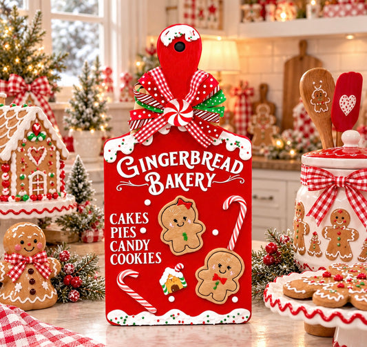 New! Gingerbread Cutting Board