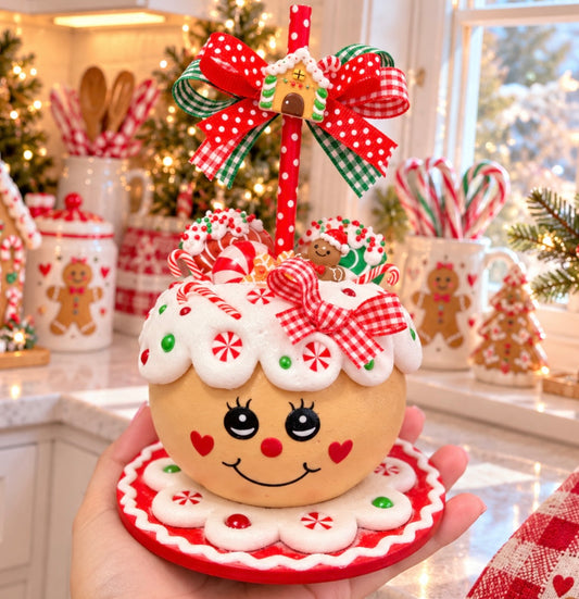New! Christmas Gingerbread Apple