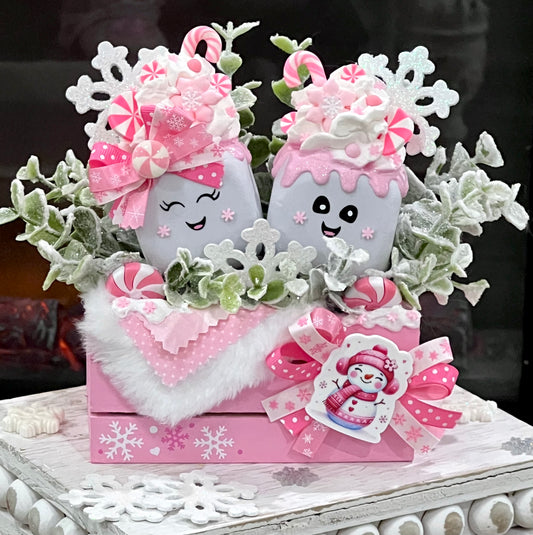 *New!* Pink Winter Marshmallow Crate