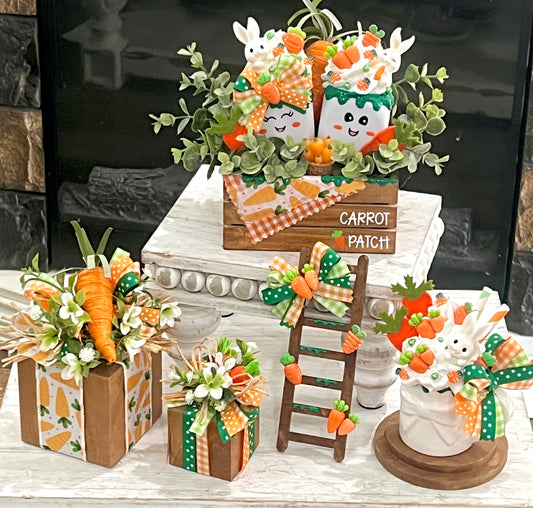 *Carrot Collection - Spring Tray Decor*