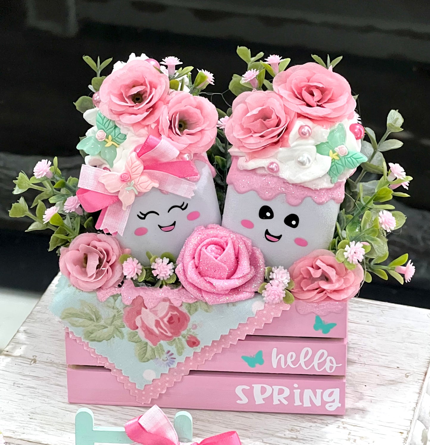 *Pink Spring Collection/Spring Tray Decor