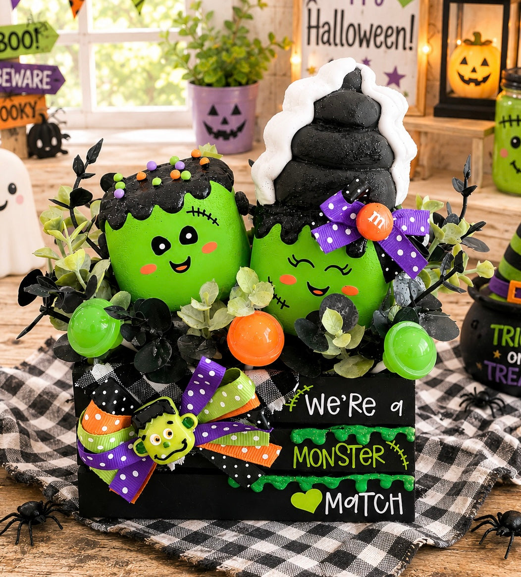 New! Monster & Bride Marshmallow Crate