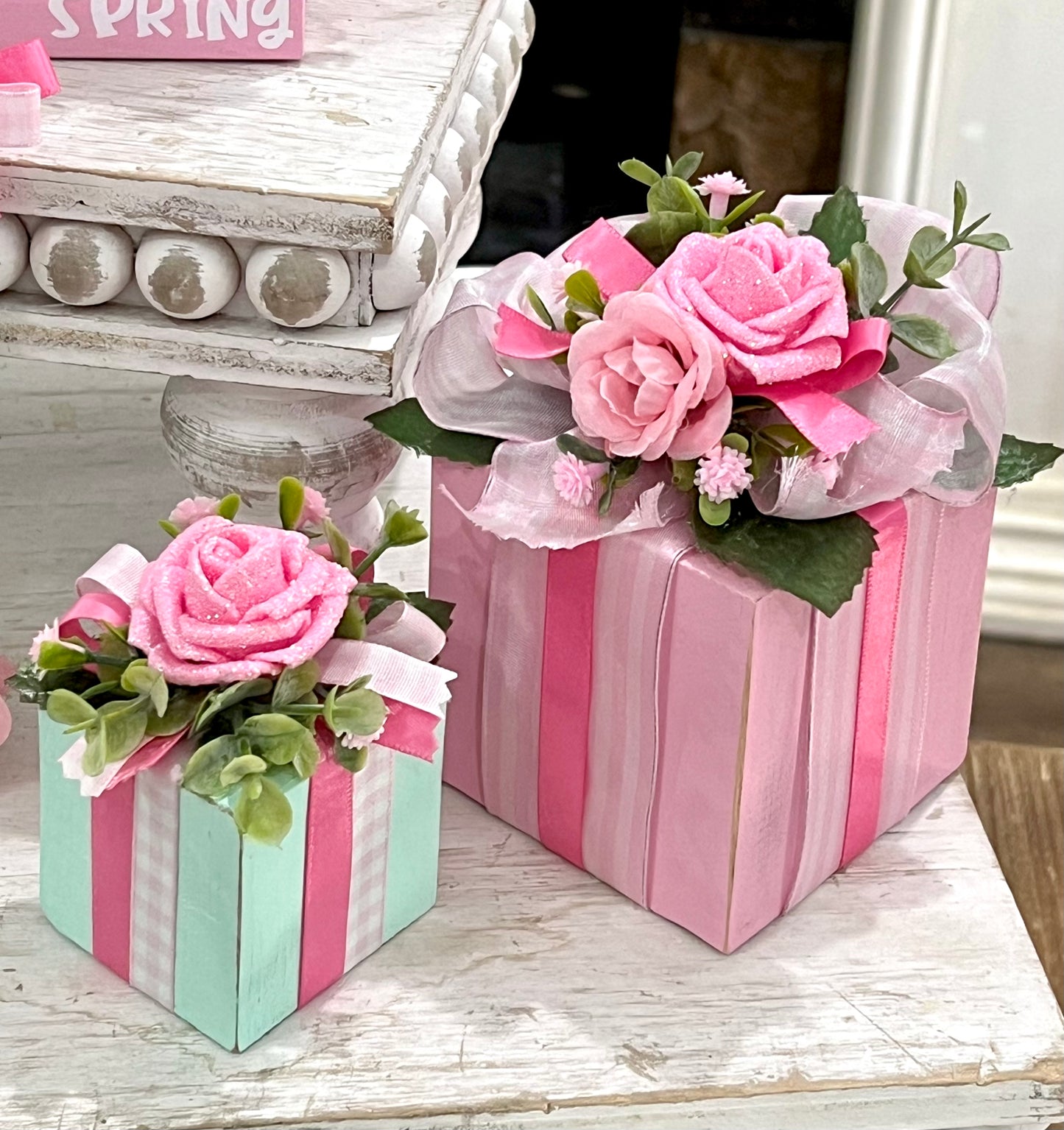 *Pink Spring Collection/Spring Tray Decor