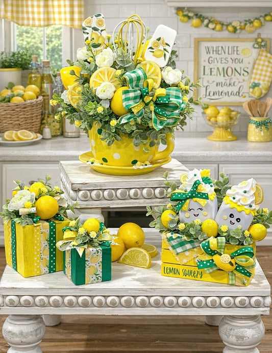 *NEW! Lemon Tiered Tray Collection*