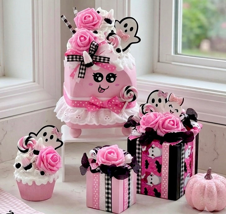 New! Pink Ghost Halloween Collection