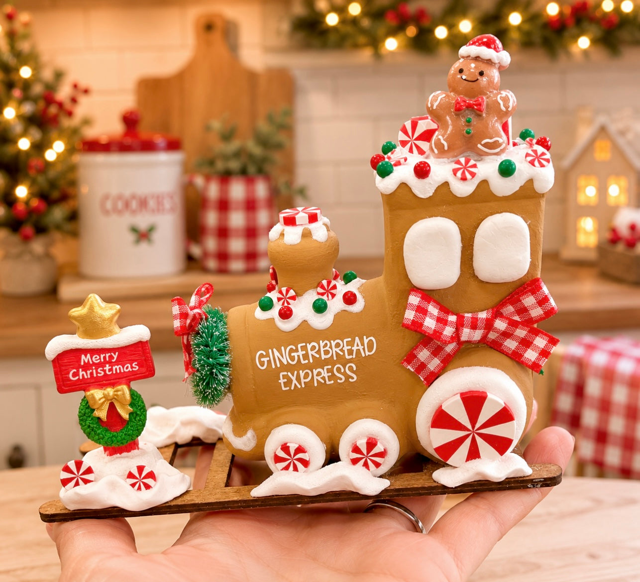 New!! Christmas in July!! Gingerbread Christmas Train