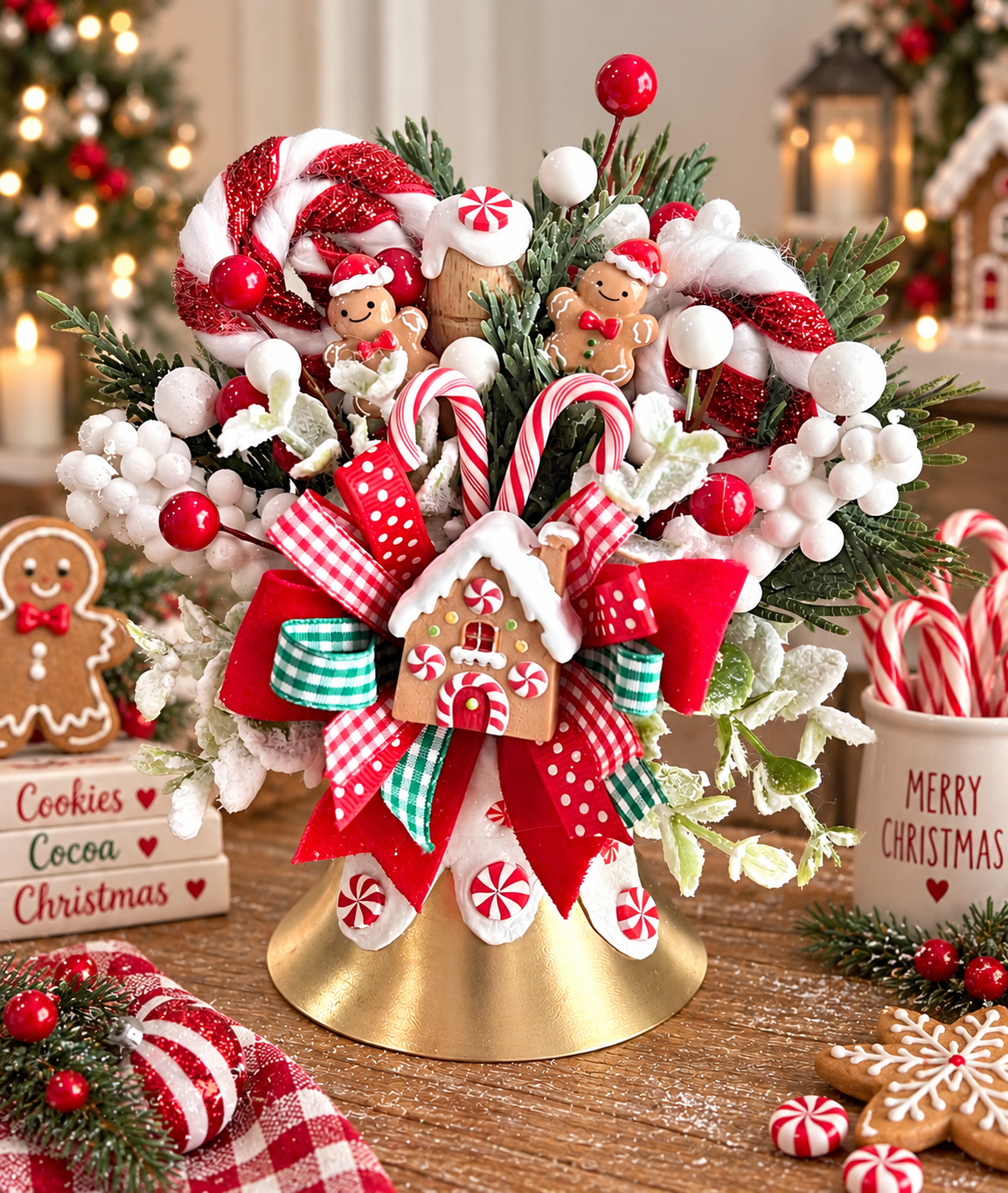New! Christmas Bells - Choice of 2 - Gingerbread or Traditional