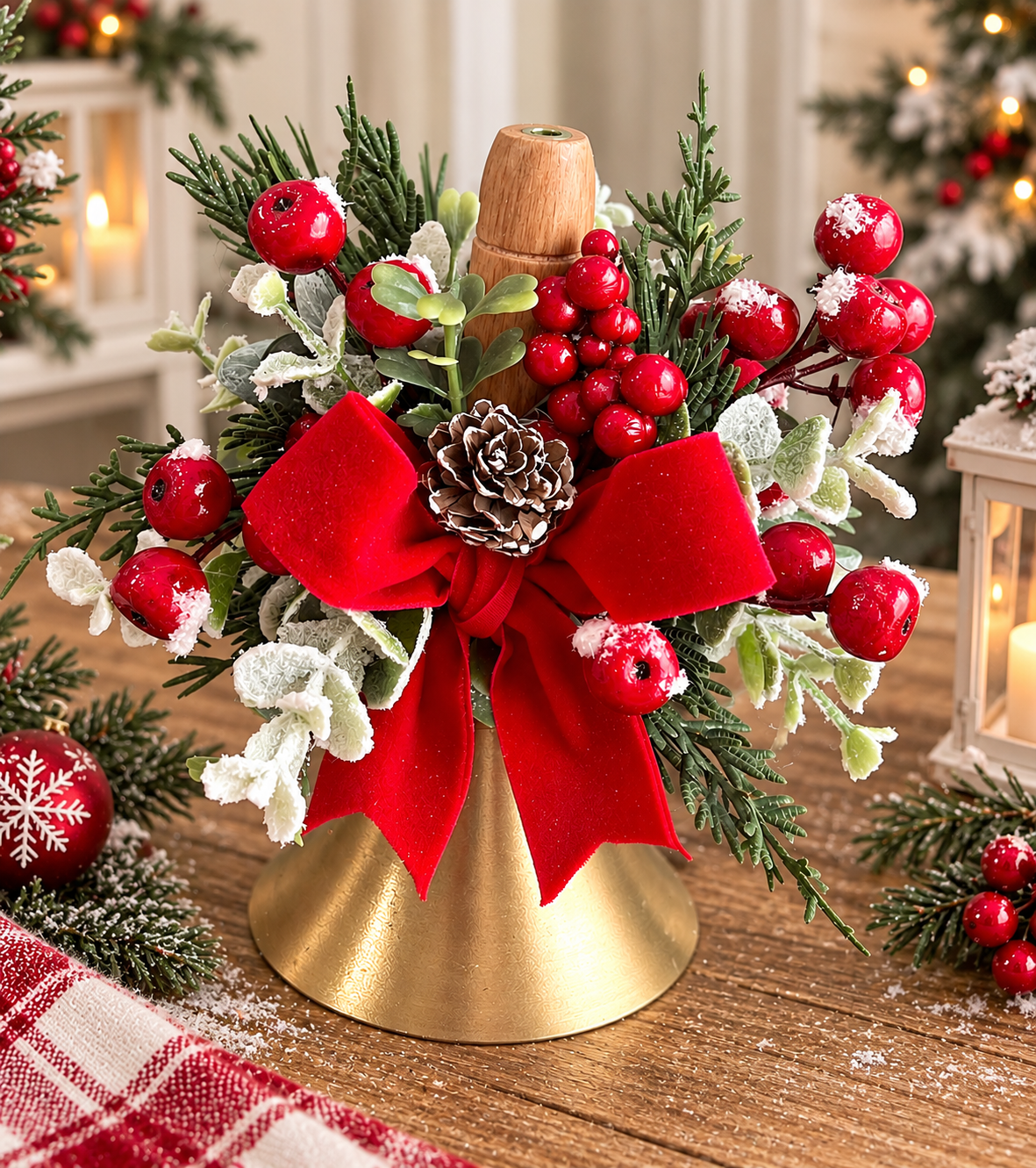 New! Christmas Bells - Choice of 2 - Gingerbread or Traditional