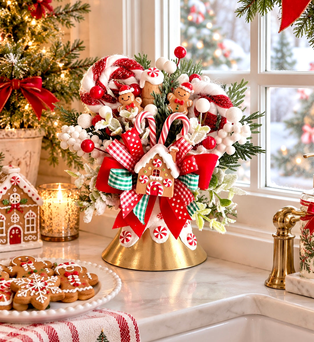 New! Christmas Bells - Choice of 2 - Gingerbread or Traditional