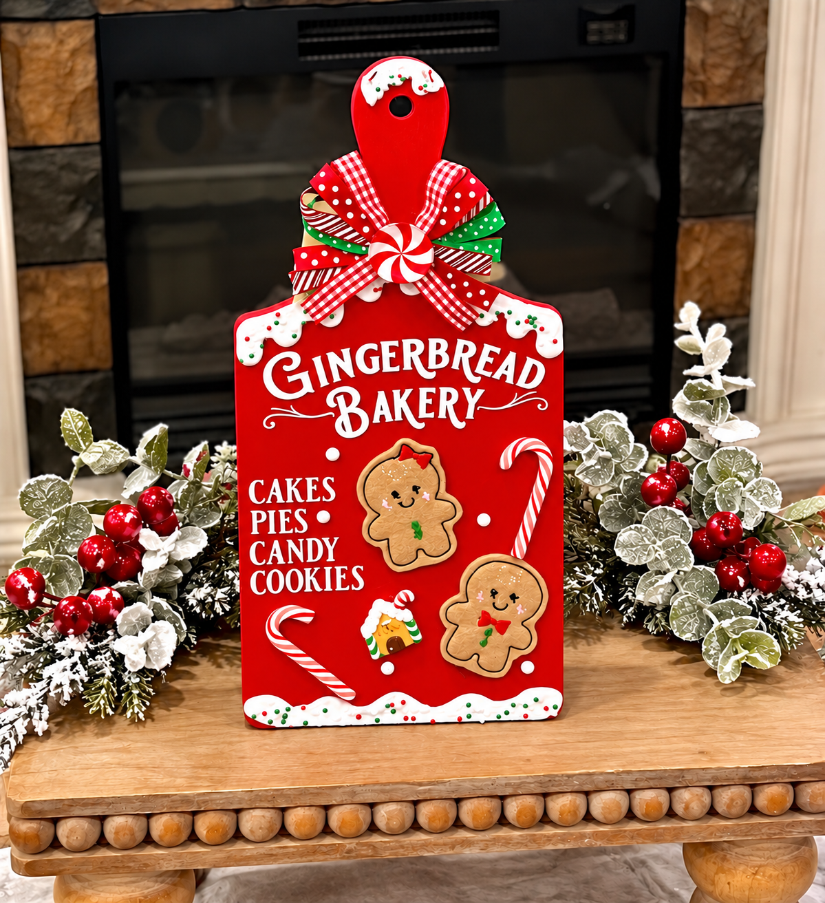New! Gingerbread Cutting Board