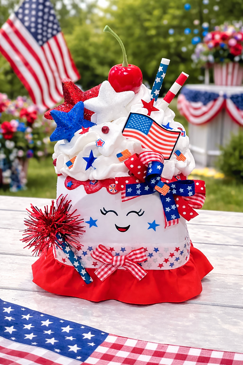 New! Patriotic XL MEGA Marshmallow